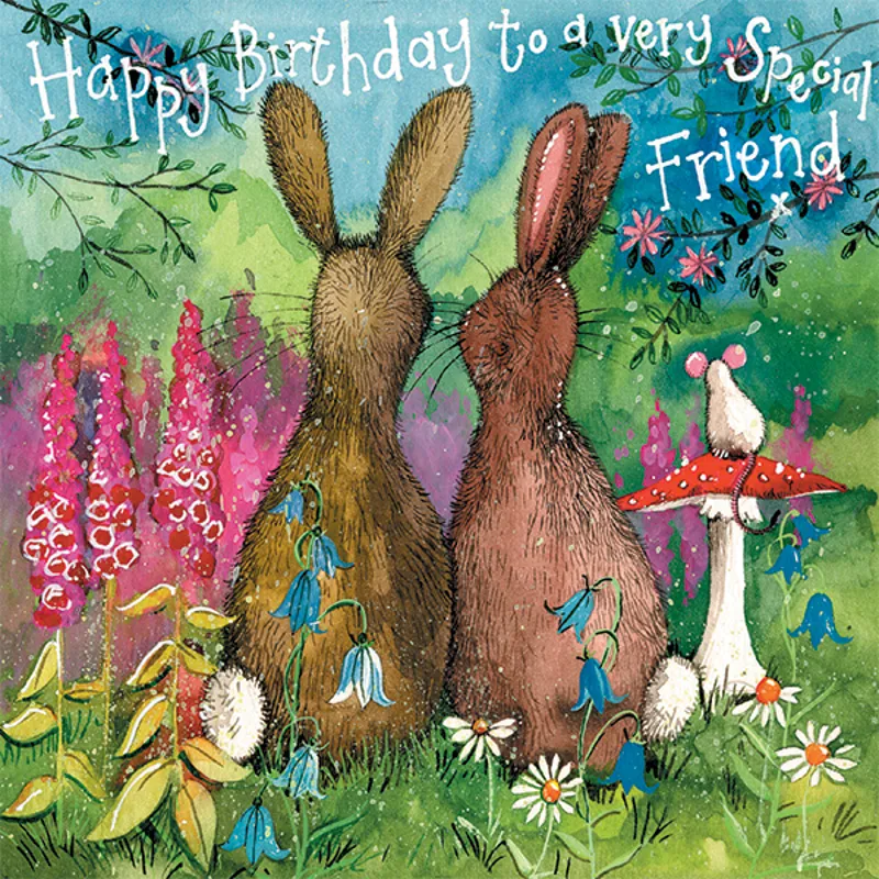 Alex Clark Forest Friends Birthday Card